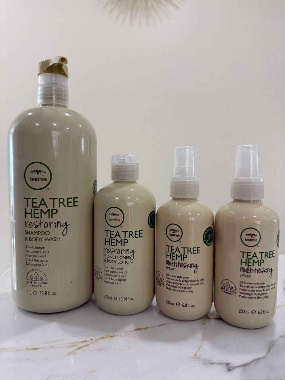 Paul Mitchell Tea Tree Hemp Restoring bundle